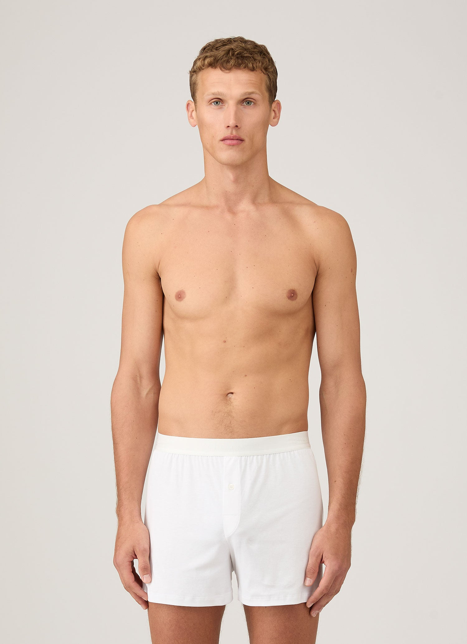 Sea Island Cotton One‑Button Boxer Short - 2