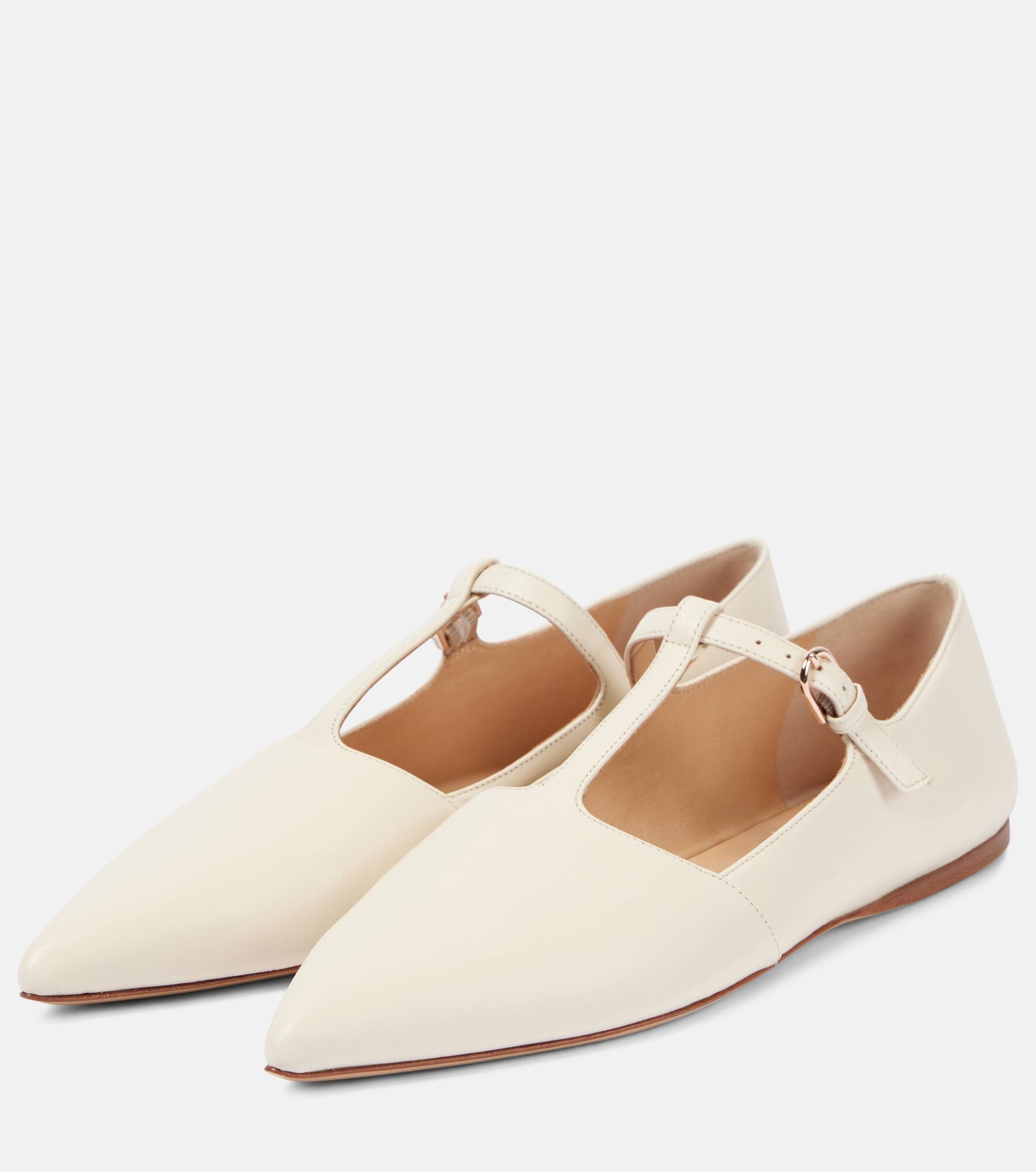 Lola leather ballet flats - 5