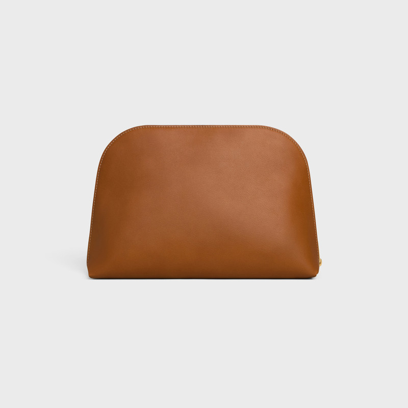 LARGE COSMETIC POUCH IN SMOOTH CALFSKIN 3