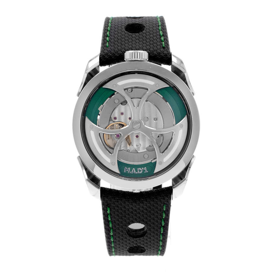 Mb&F - Pre-owned MB&F Mad Editions Automatic Green Dial Men's Watch M.A.D.1 Green - 2