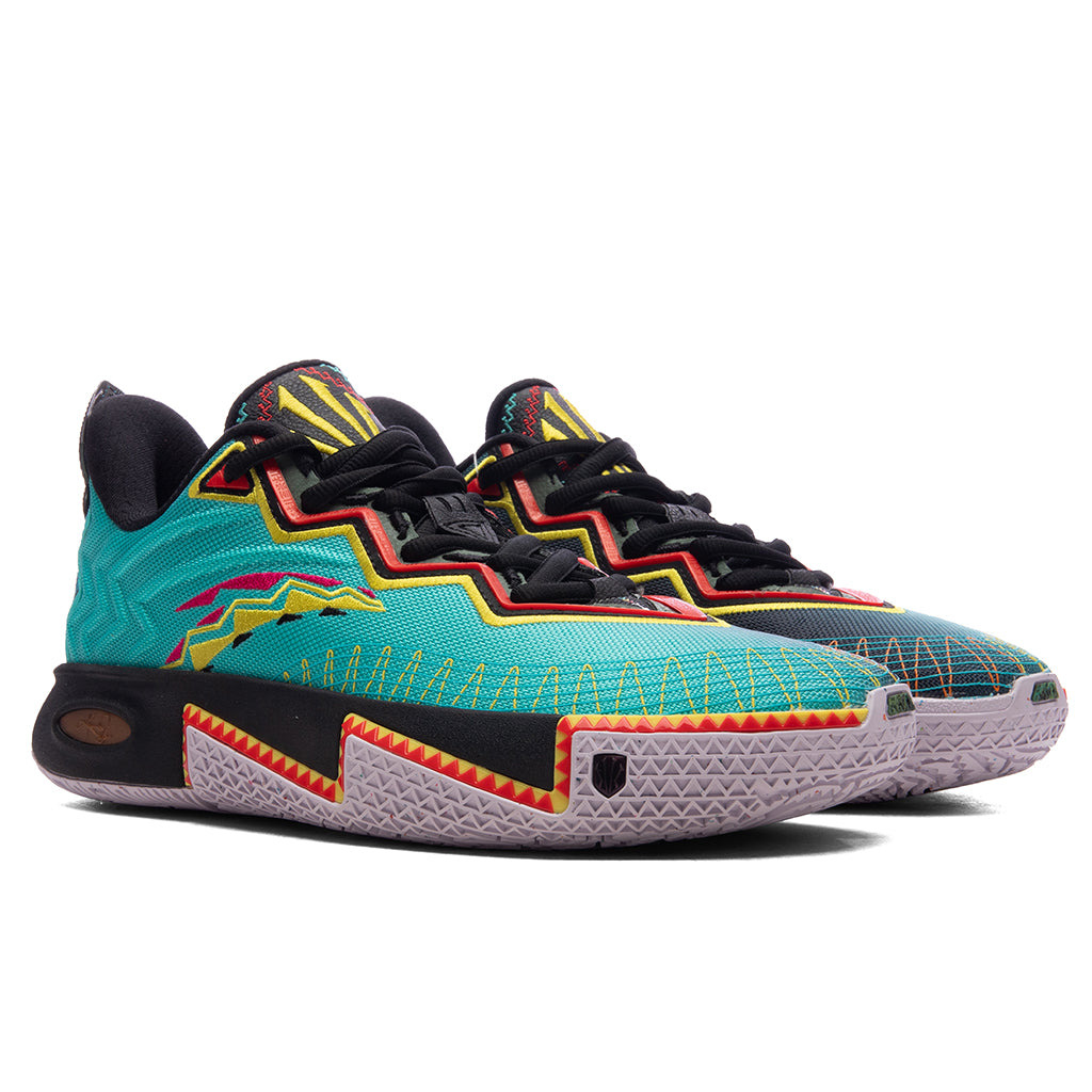 ANTA X KYRIE IRVING KAI 2 'RETRO 90' - GREEN/BLACK/BLUE - 2