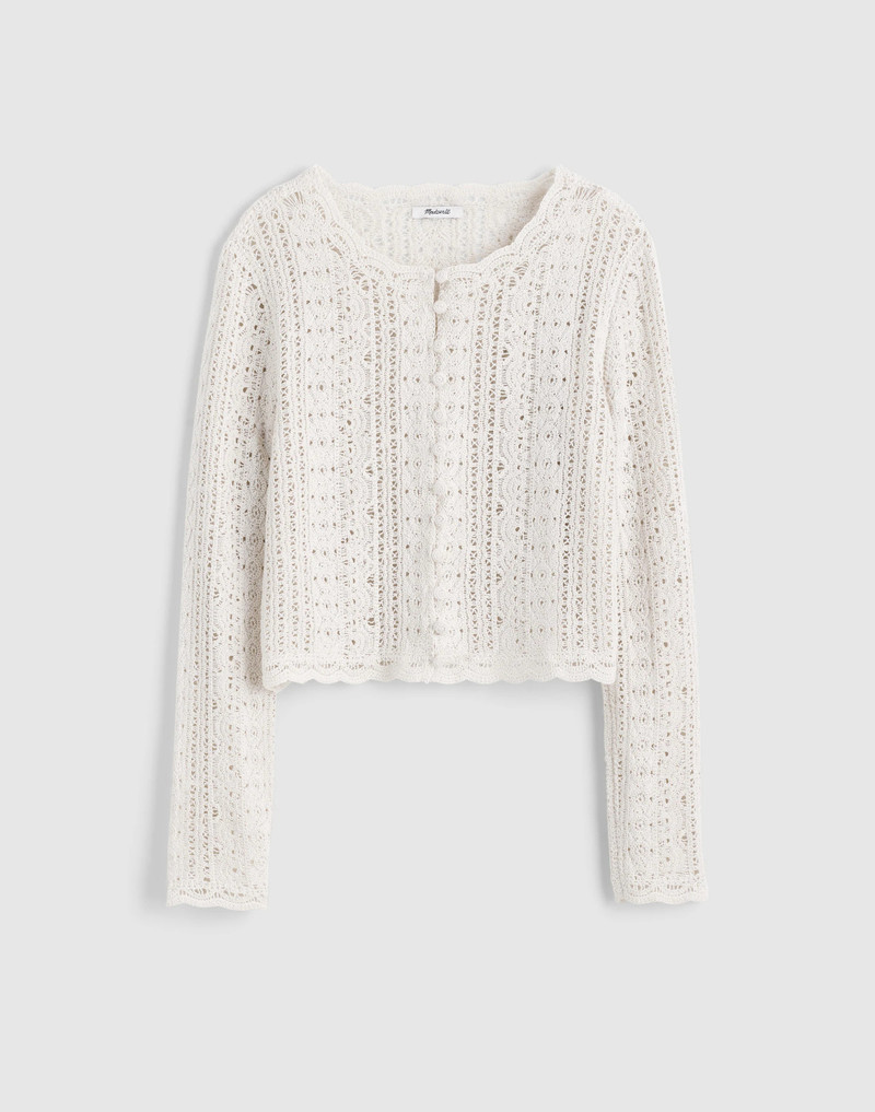 Open-Knit Lace Cardigan 1