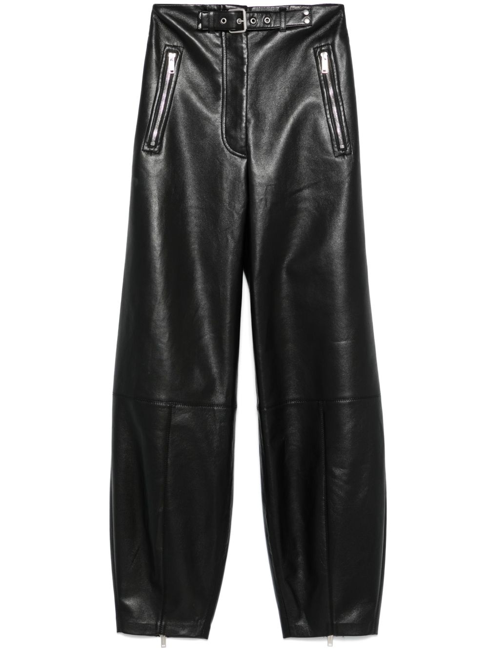 buckle-detail trousers - 1