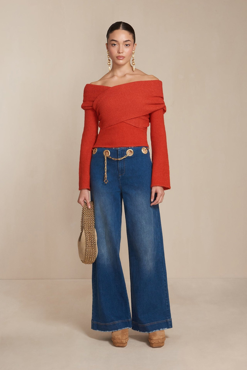 Cult Gaia AKARI KNIT TOP outlook