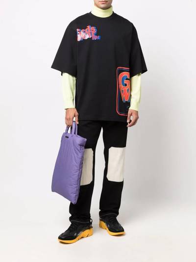 GCDS logo-print oversized T-shirt outlook