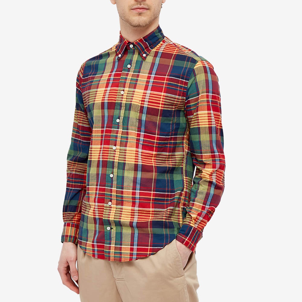 Gitman Vintage Button Down Archive Madras Shirt - 4