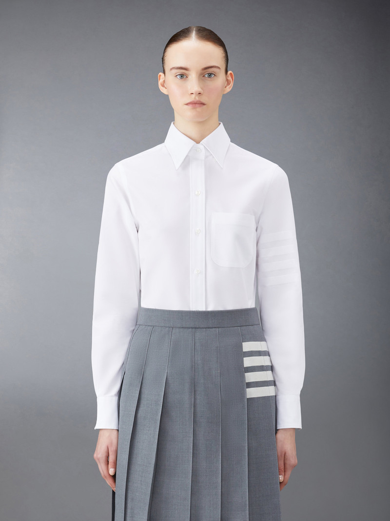 long-sleeve button-fastening shirt 1