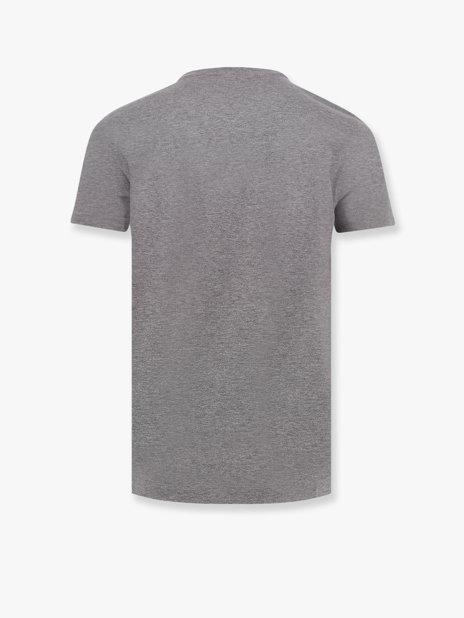 Dolce & Gabbana Men Cotton T-Shirt With Metal Logo Detail - 5