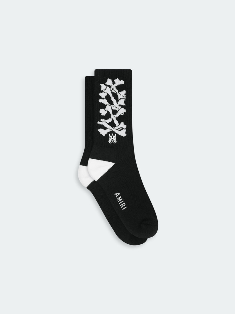 AMIRI STACKED BONES BONE SOCK outlook