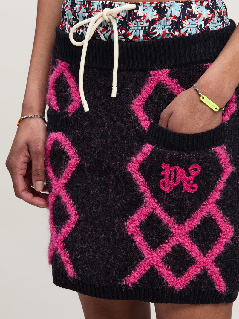 MONOGRAM ARGYLE Mini Skirt 6