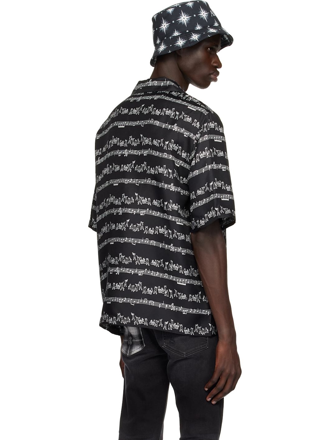 Black Jazz Band Bowling Shirt - 3