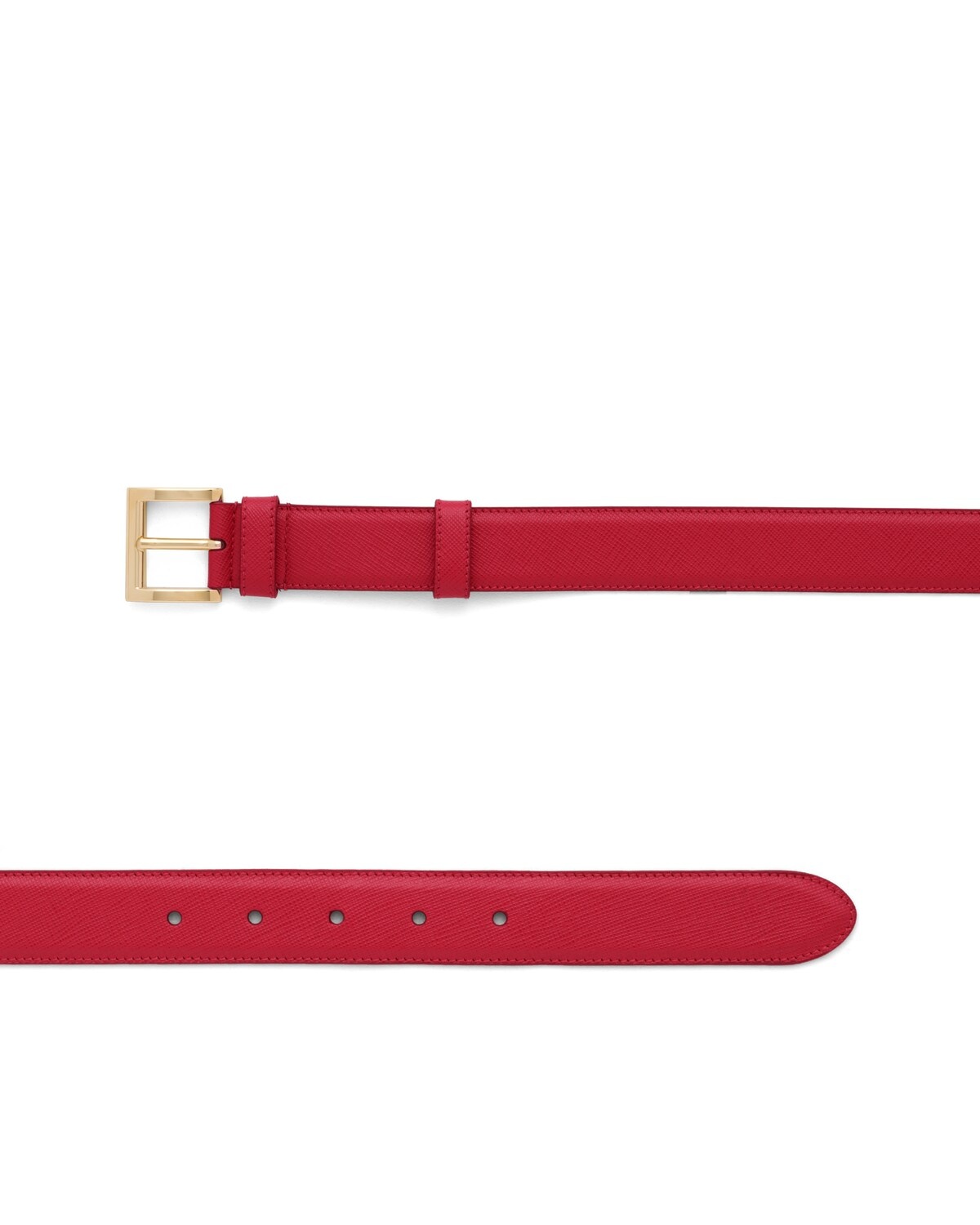 Saffiano Leather Belt - 3