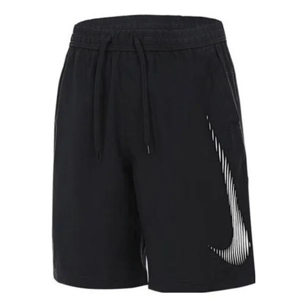 Nike Form Dri-FIT 9 Inch Unlined Versatile Shorts Asia Sizing 'Black White' HJ4046-010 - 1