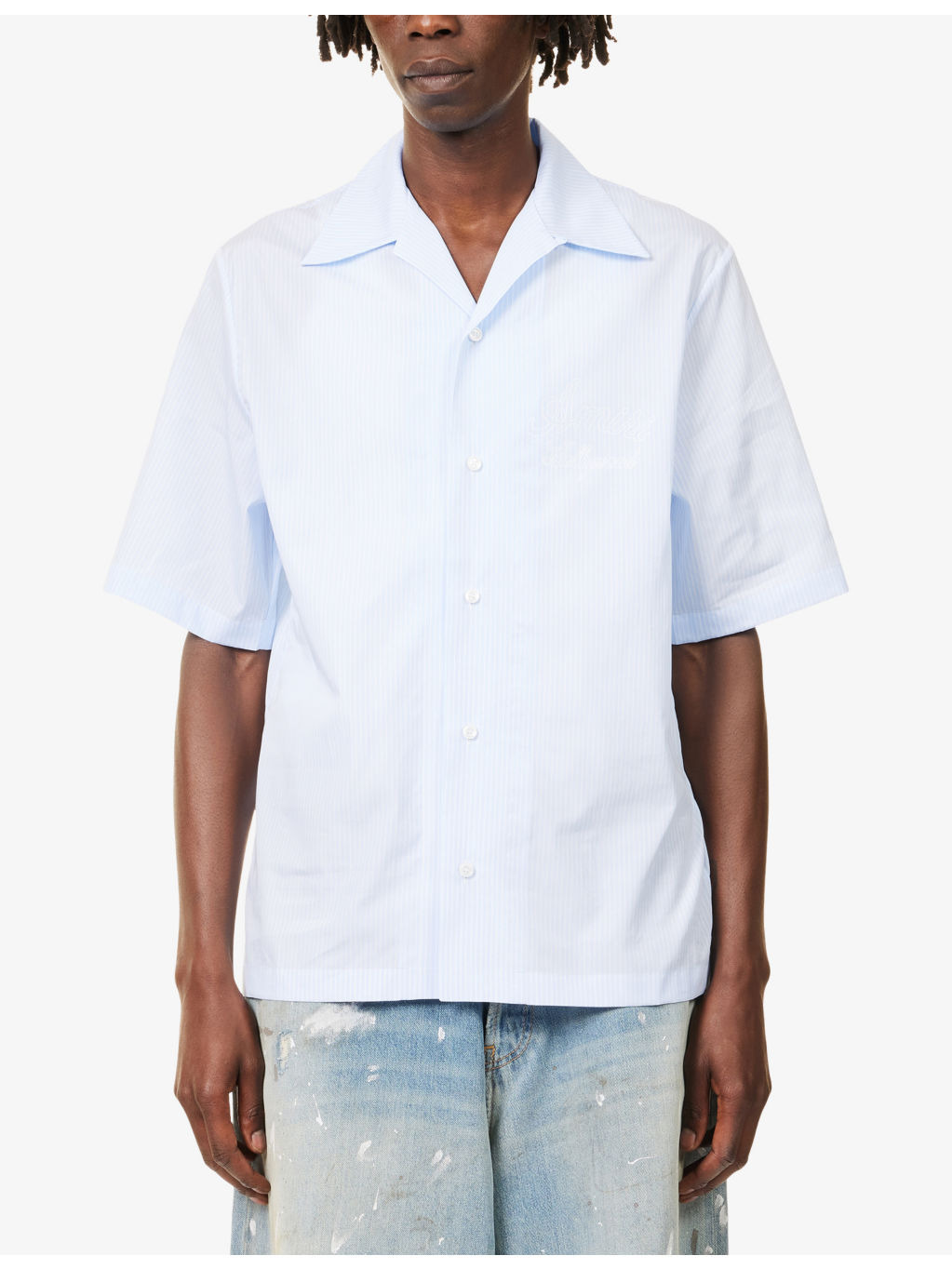 Starburst Striped Cotton-Poplin Shirt - 3