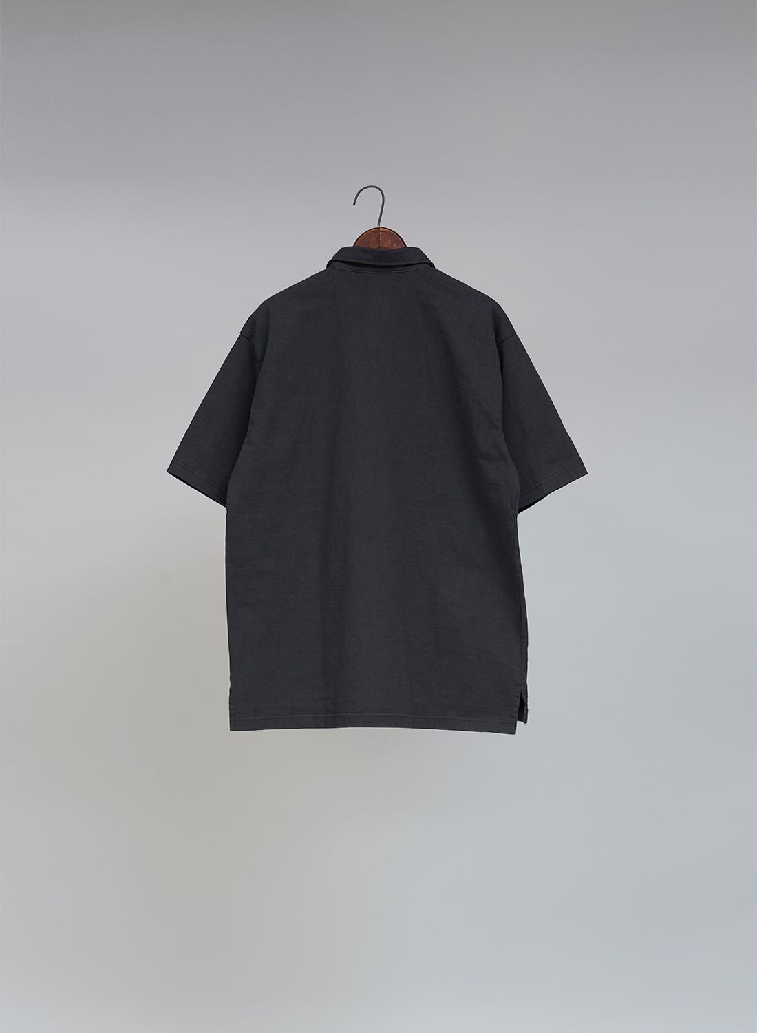 Rugger Shirt New Zealand Type in Charcoal Grey - 2