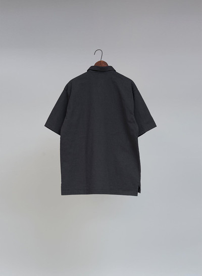 Nigel Cabourn Rugger Shirt New Zealand Type in Charcoal Grey outlook