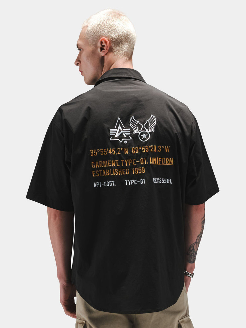 ALPHA INDUSTRIES FATIGUE RELAXED DECO SHORT SLEEVE SHIRT outlook