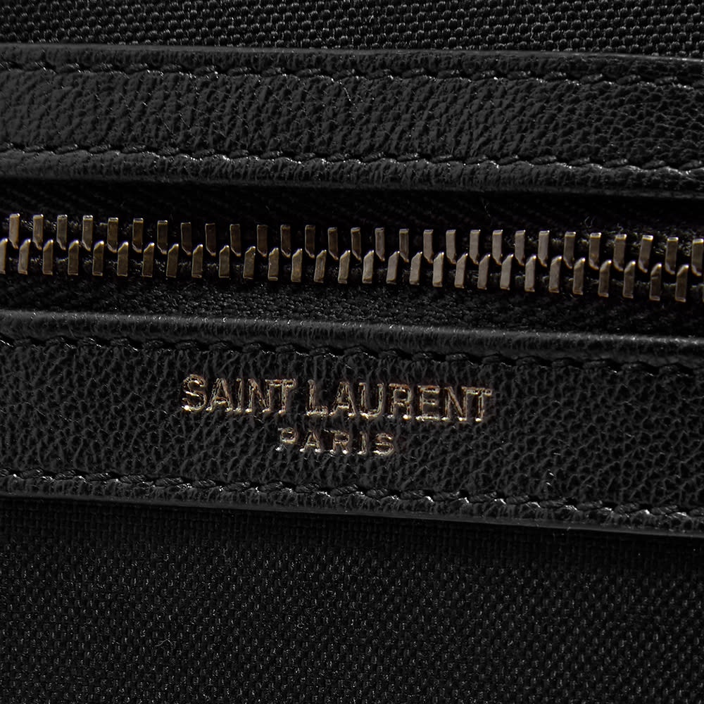 Saint Laurent Brad Canvas Leather Shoulder Bag - 4