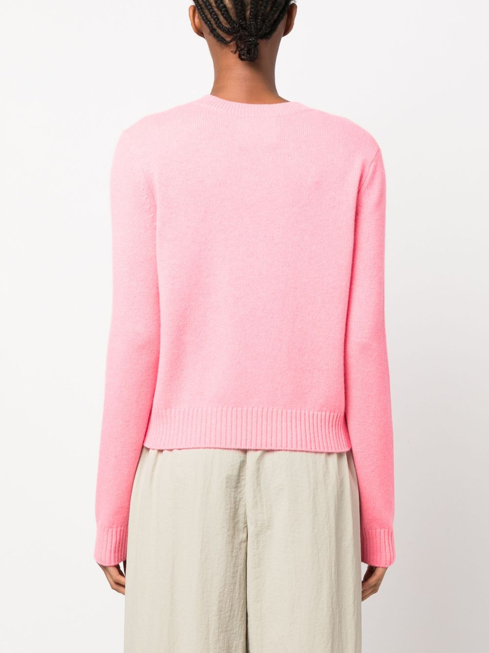 crew-neck cashmere jumper - 4