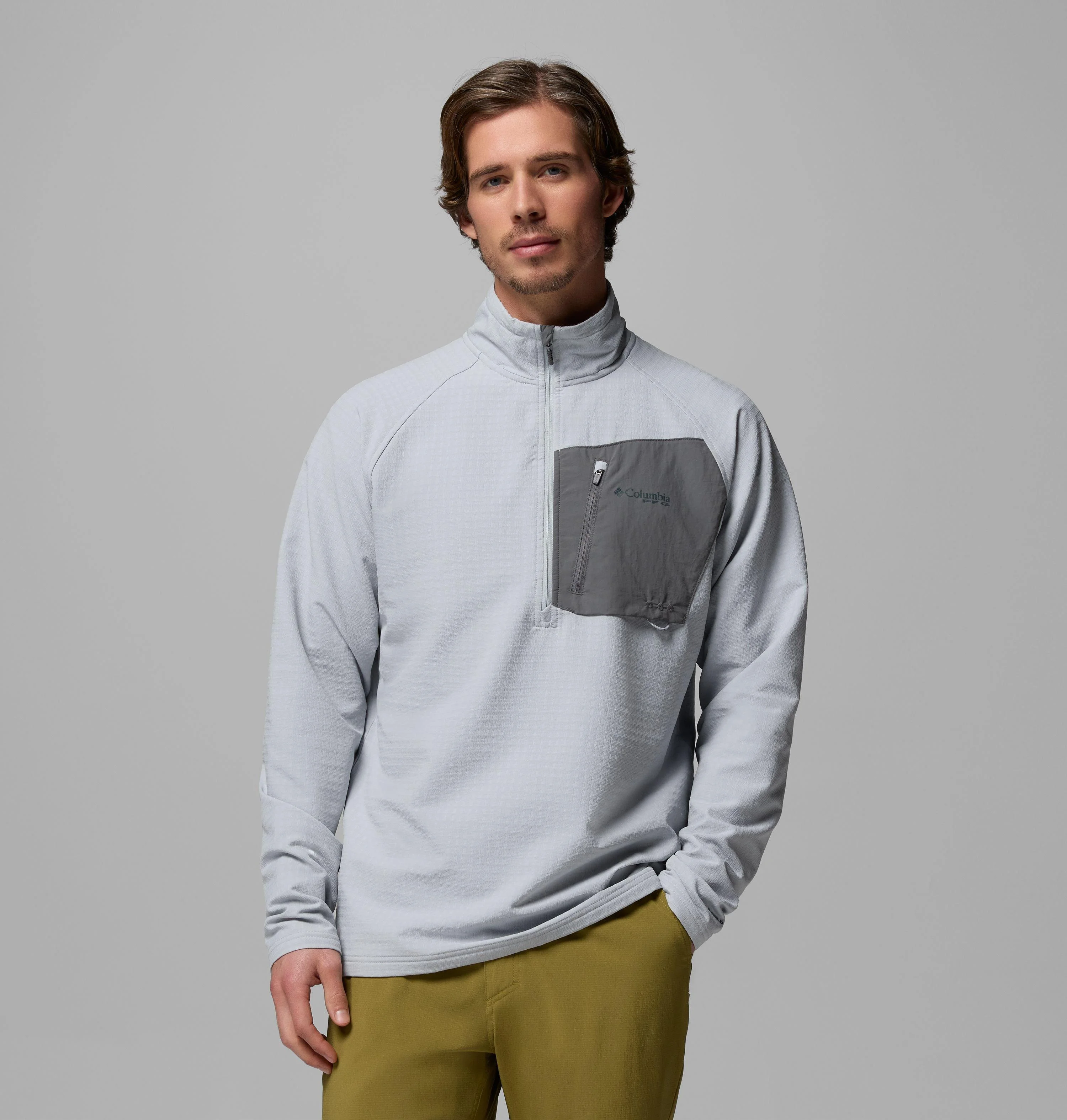 Men's Hydroforce Lightweight Half Zip Pullover - 1