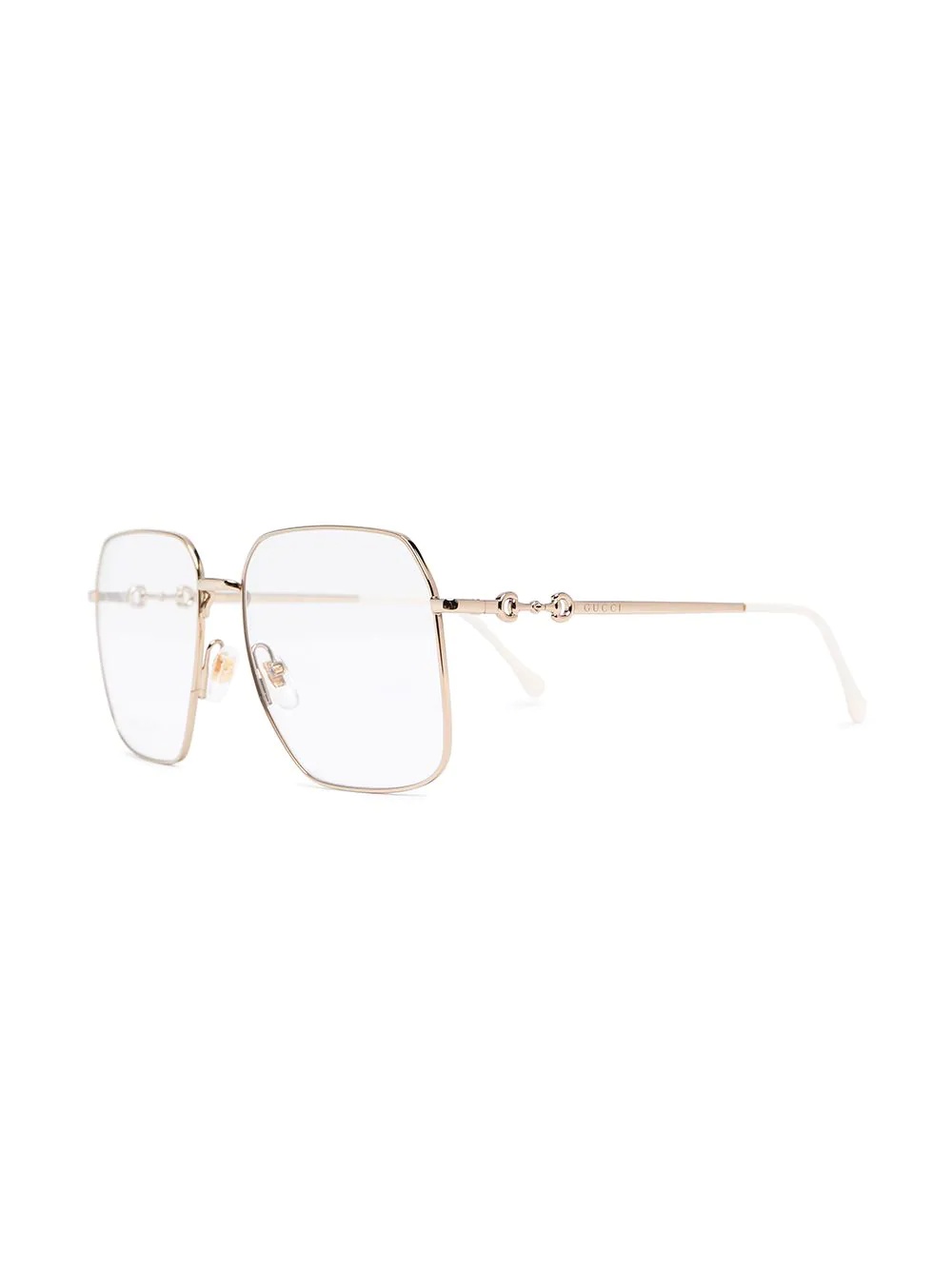 square-frame oversized glasses - 2