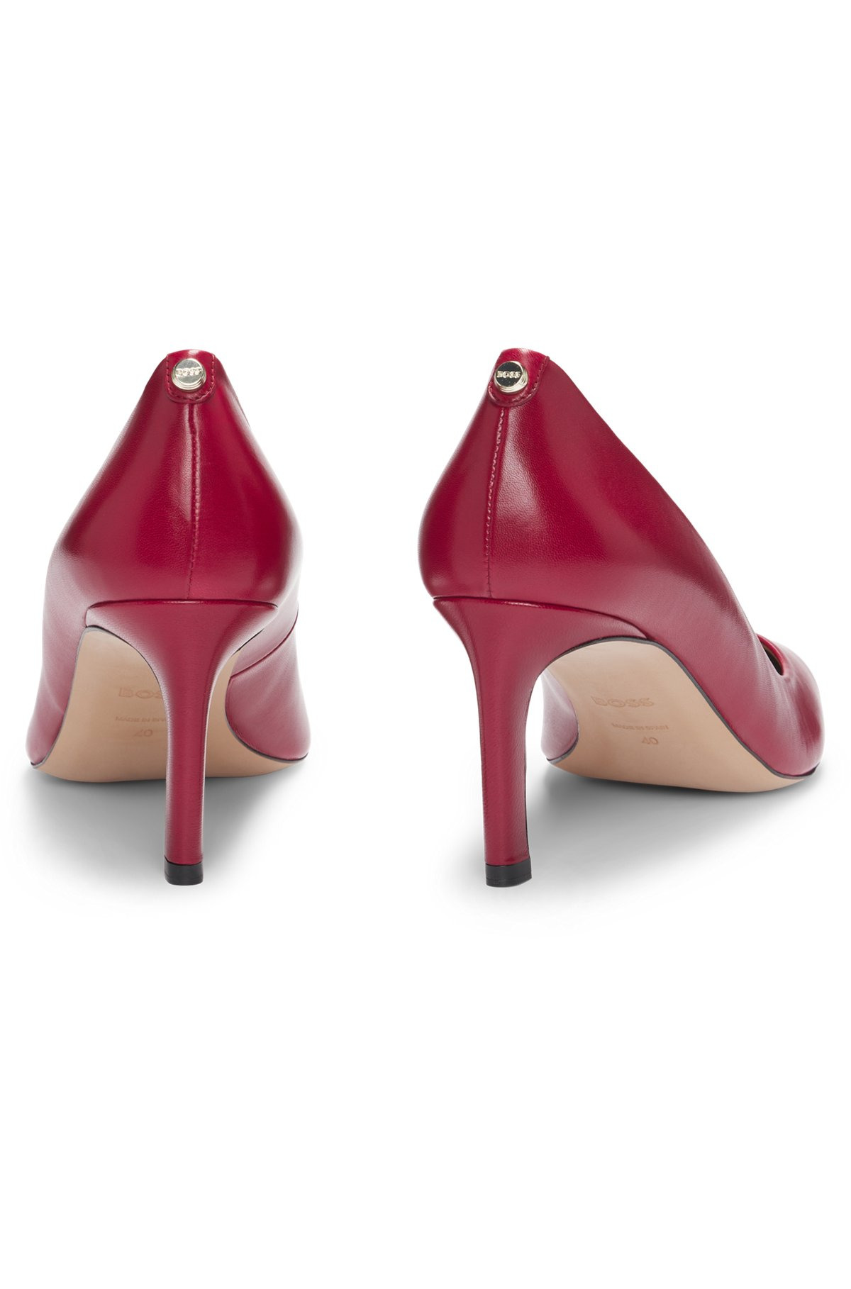 HEELED PUMPS IN NAPPA LEATHER - 5