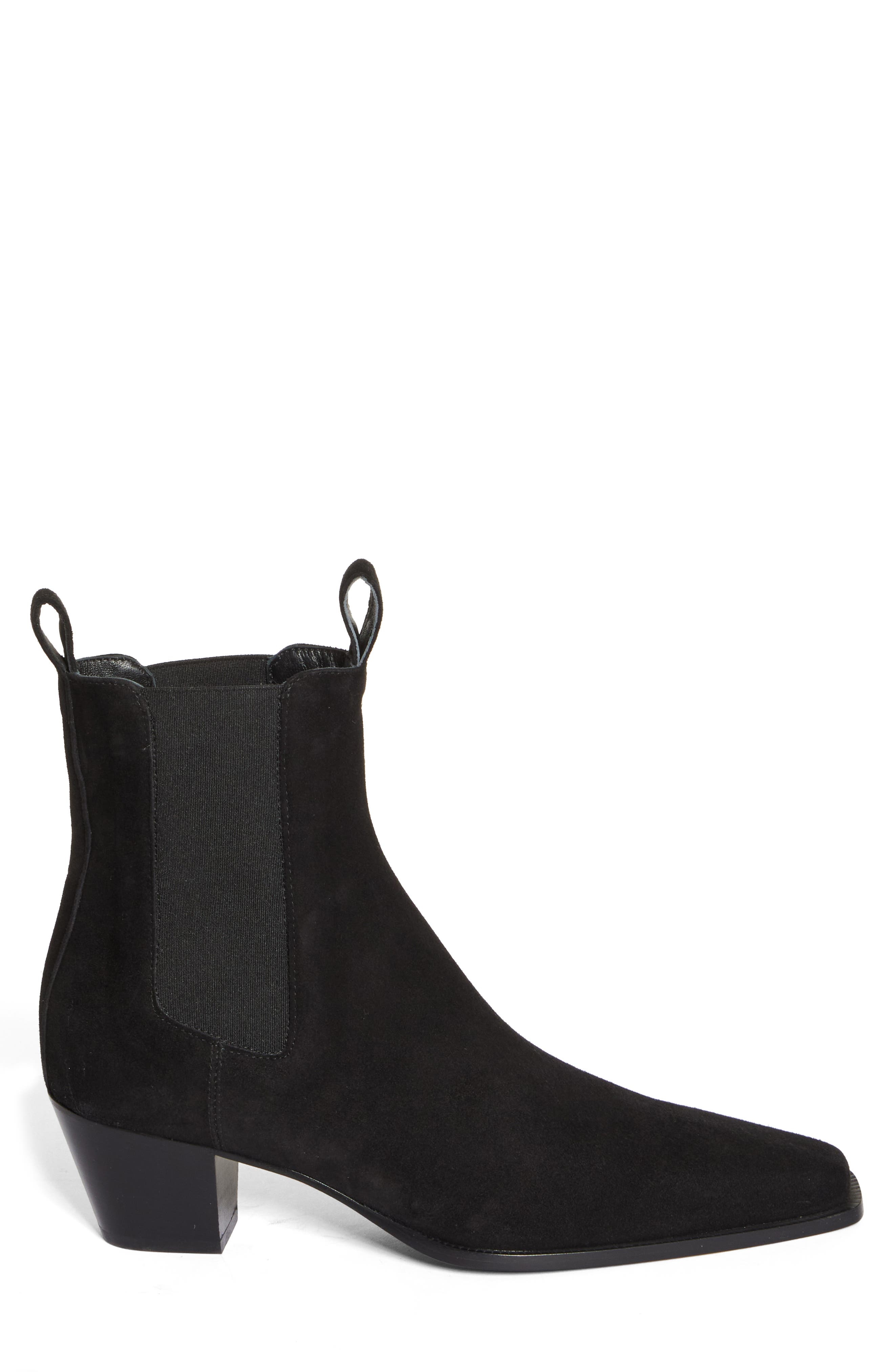 TOTEME The City Block Heel Chelsea Boot in Black at Nordstrom - 3