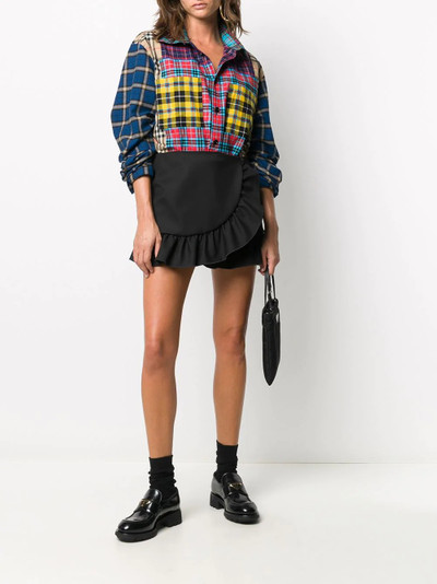 REDValentino ruffle-trimmed shorts outlook