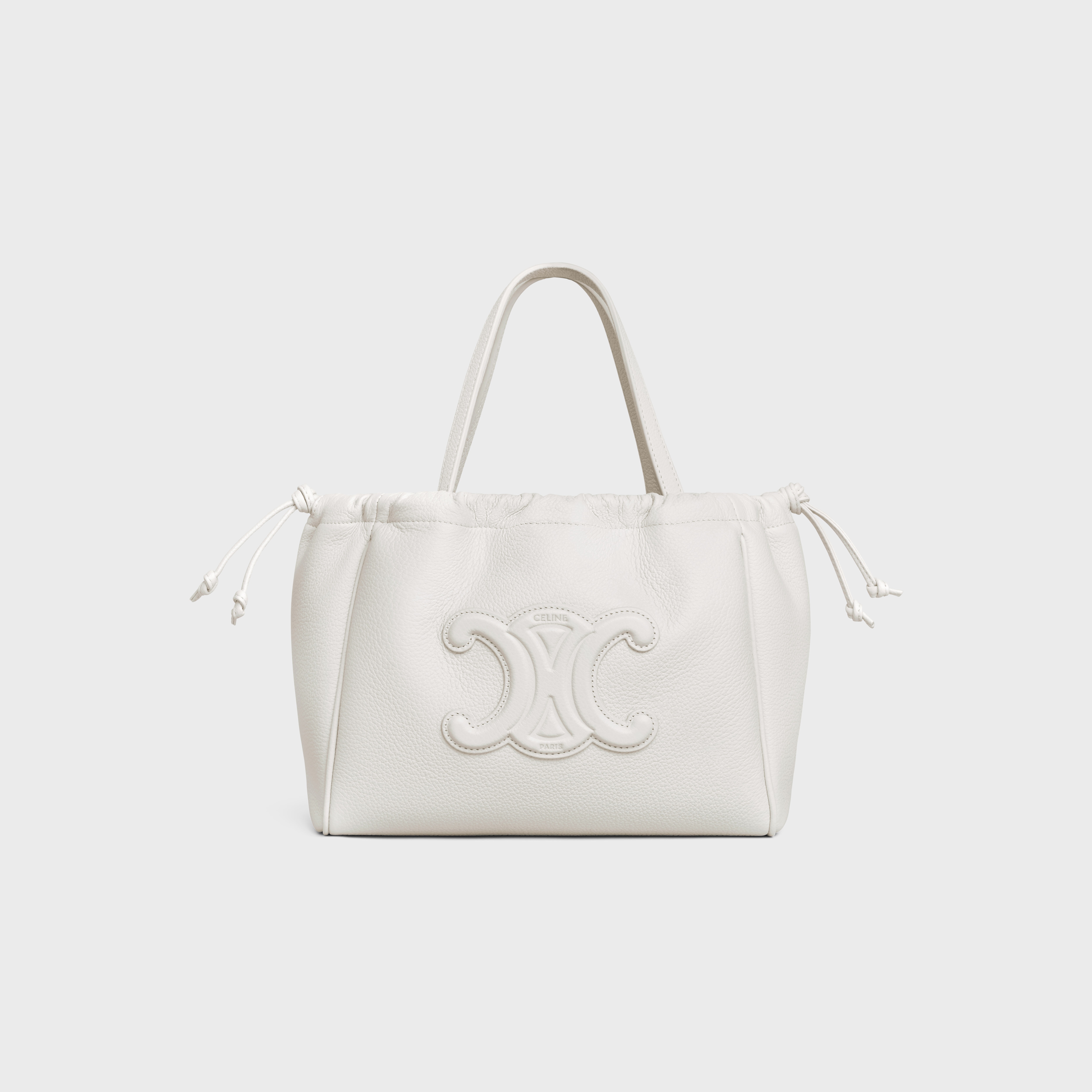 SMALL CABAS DRAWSTRING CUIR TRIOMPHE in Grained calfskin - 1