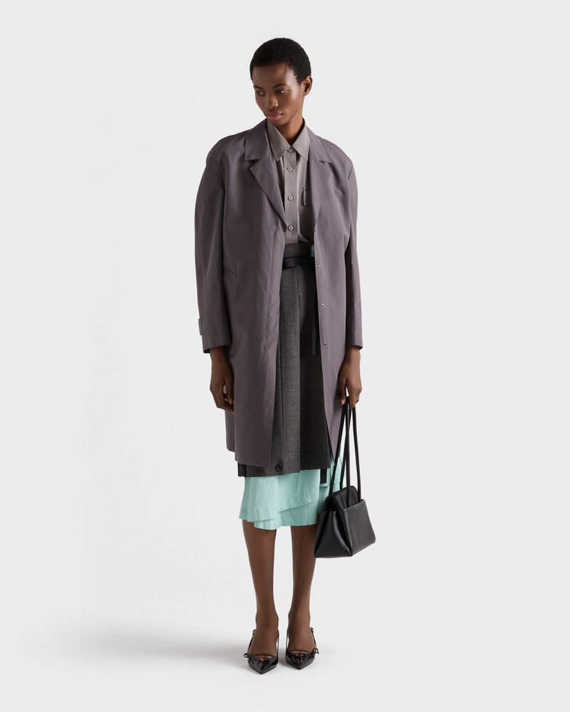 Prada Rush stitch fabric patchwork skirt outlook