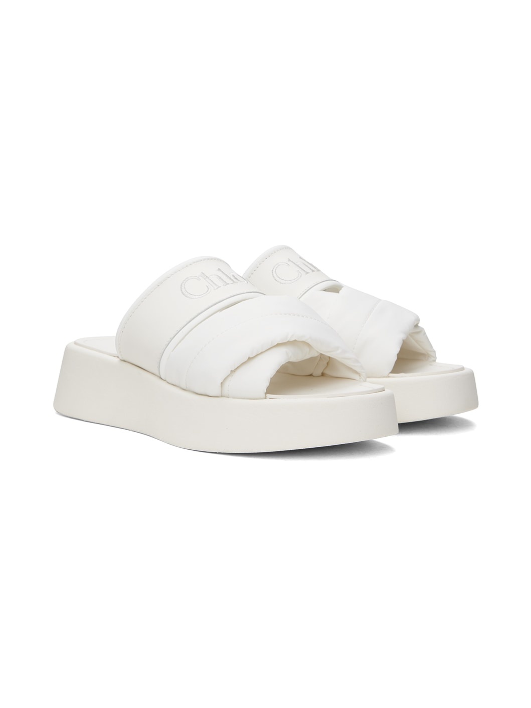 White Mila Sandals - 4