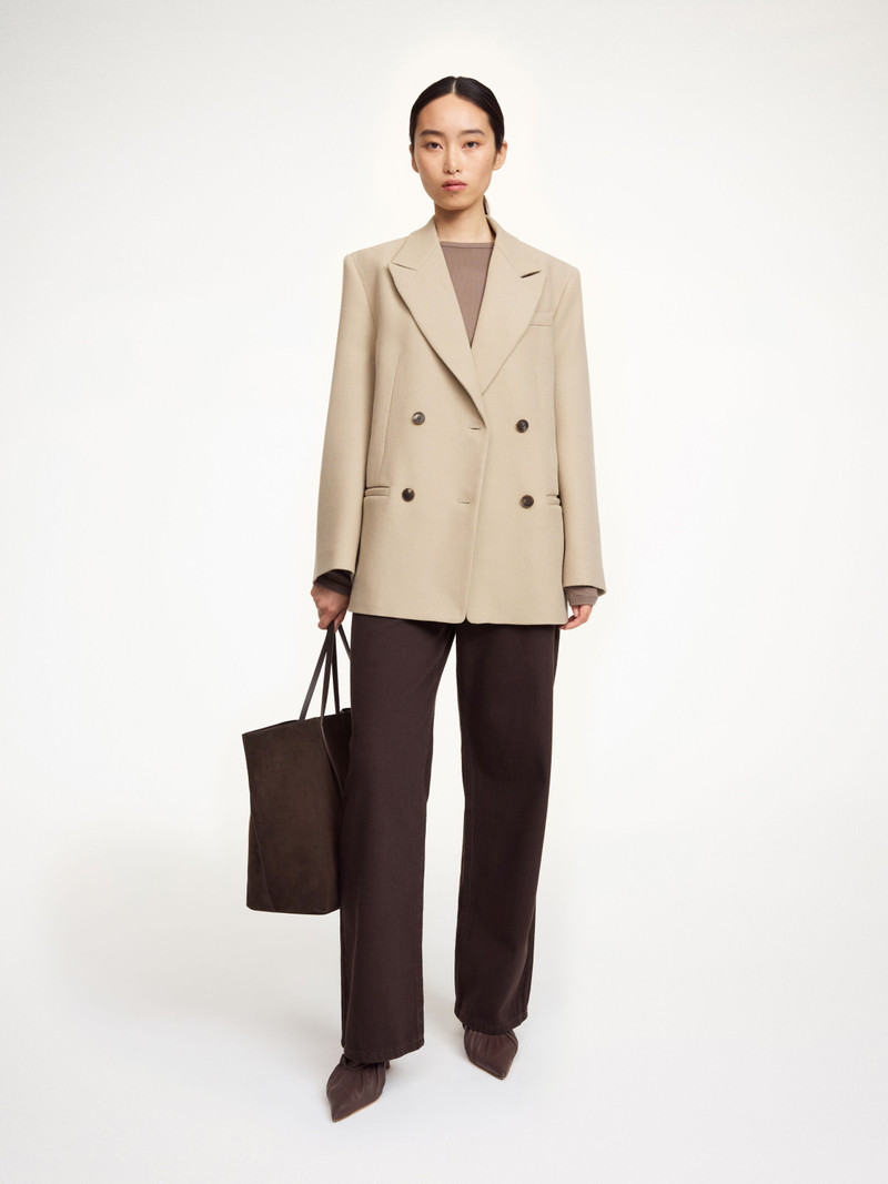 BY MALENE BIRGER Ramo Twill blazer outlook