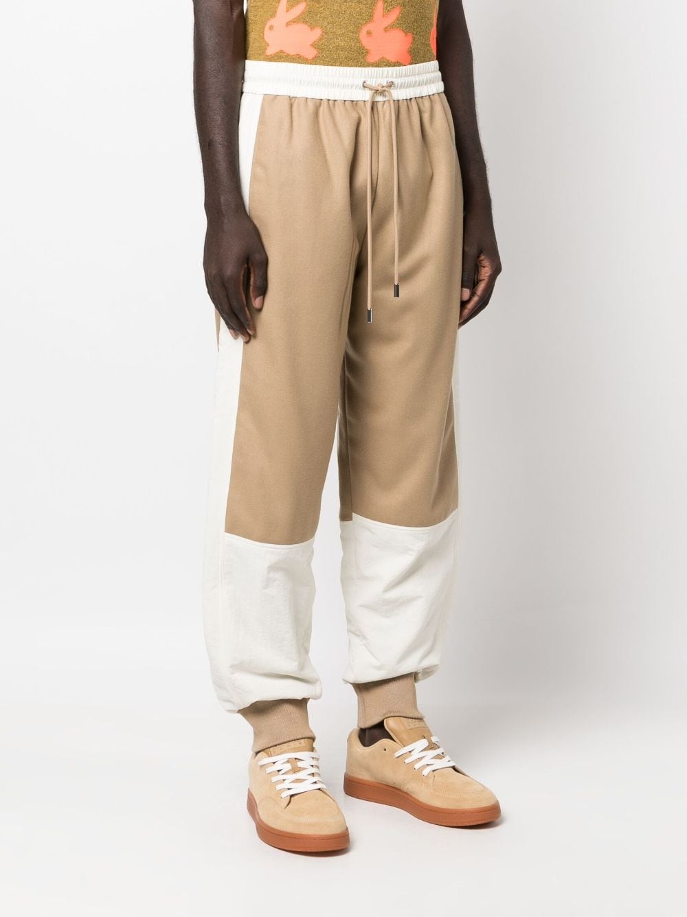 colour-block tapered track pants - 3