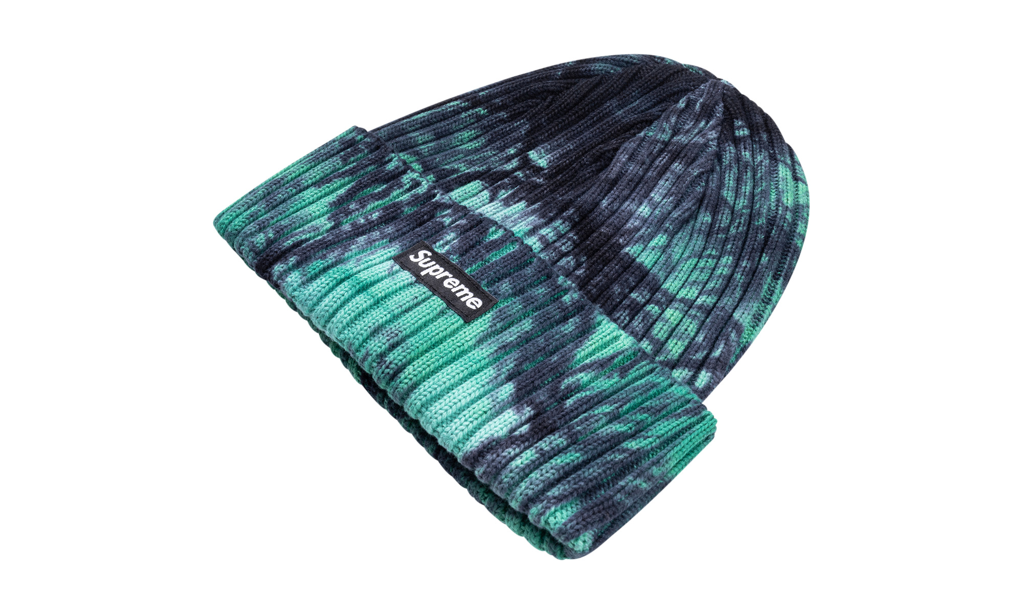 Overdyed Beanie "SS 24 Splatter Green" - 2