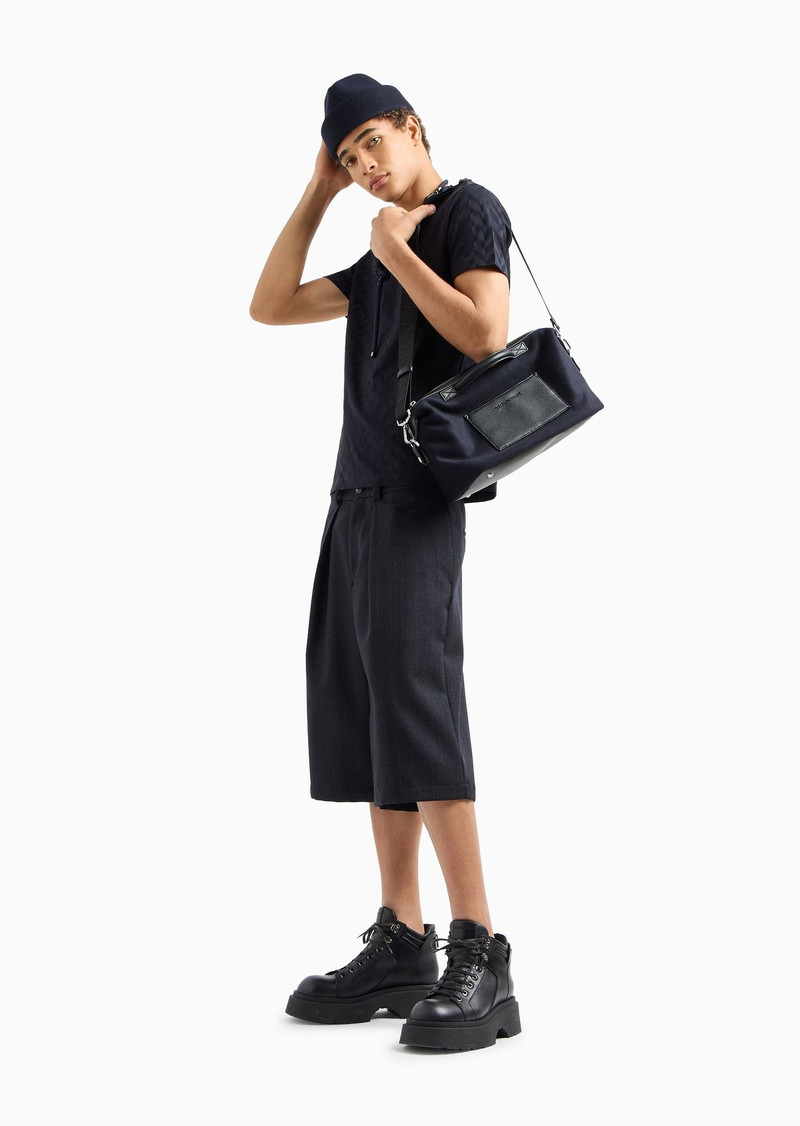 Wool cloth weekend bag 6