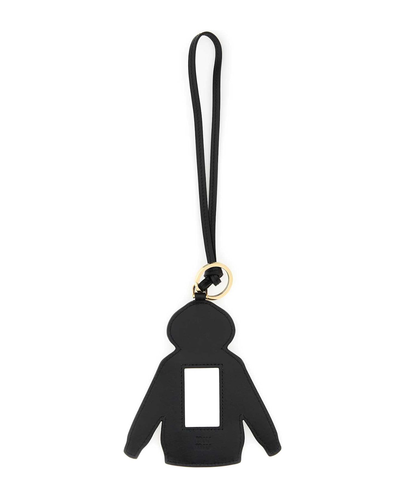 Grey Suede Keyring - 2