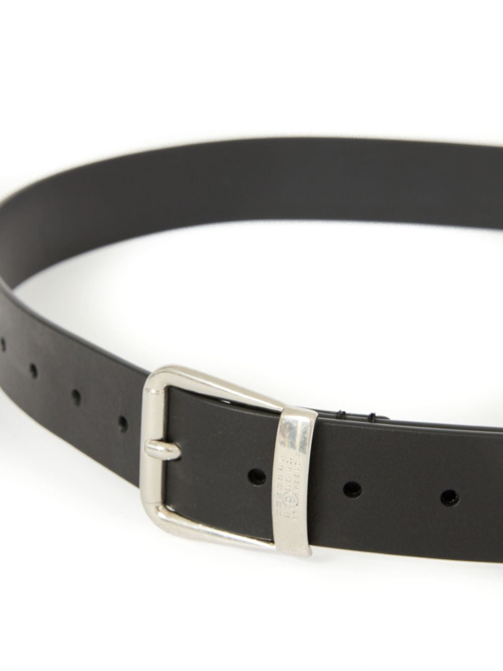 ベルト MM6 Maison Margiela BELT CM 3,5 (SA6TP0022 P8322 T9002) MM6 Maison Margiela Numeric Signature Leather Belt | Black