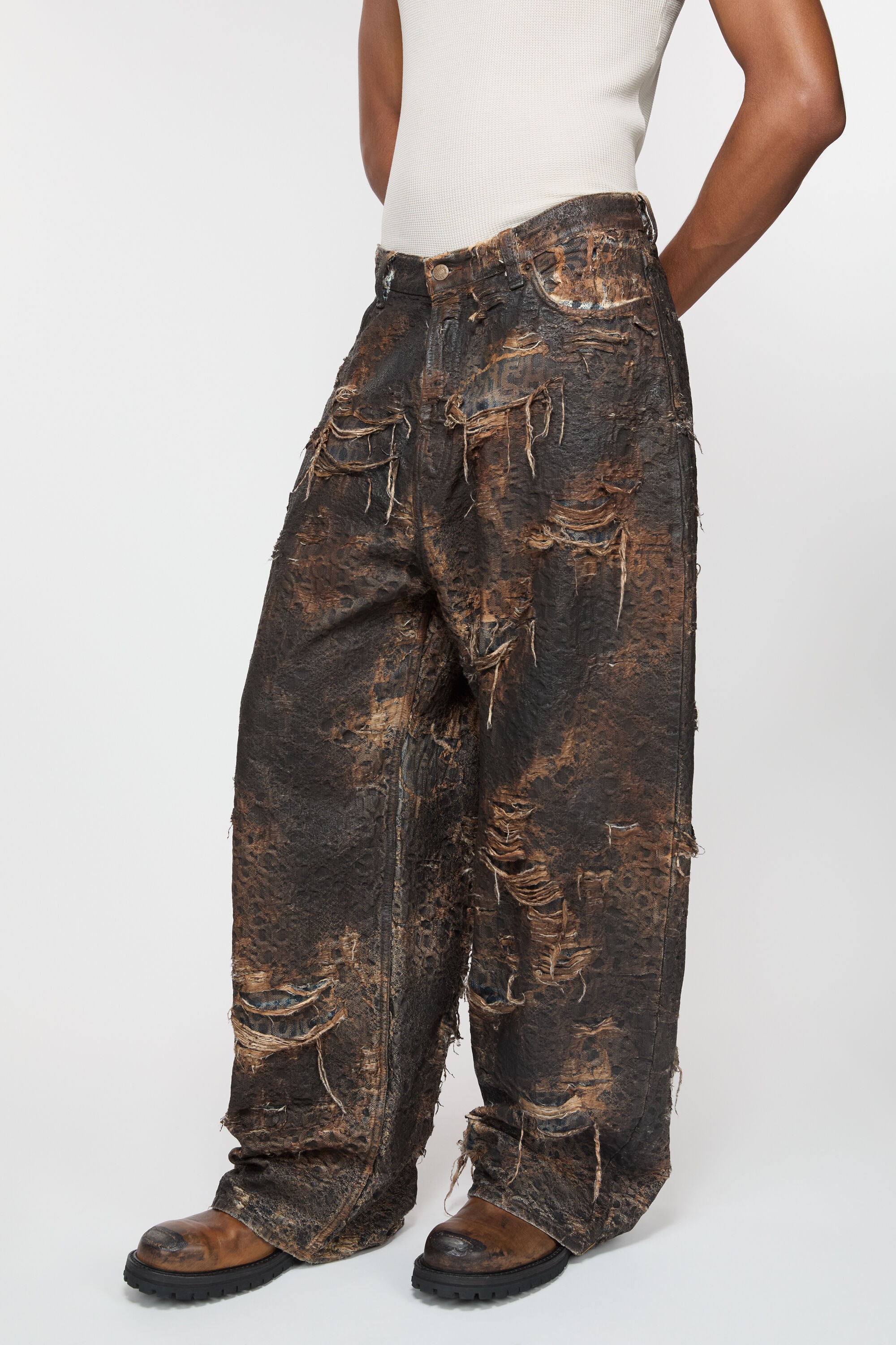 Super baggy fit jeans - 2023 - Brown - 4
