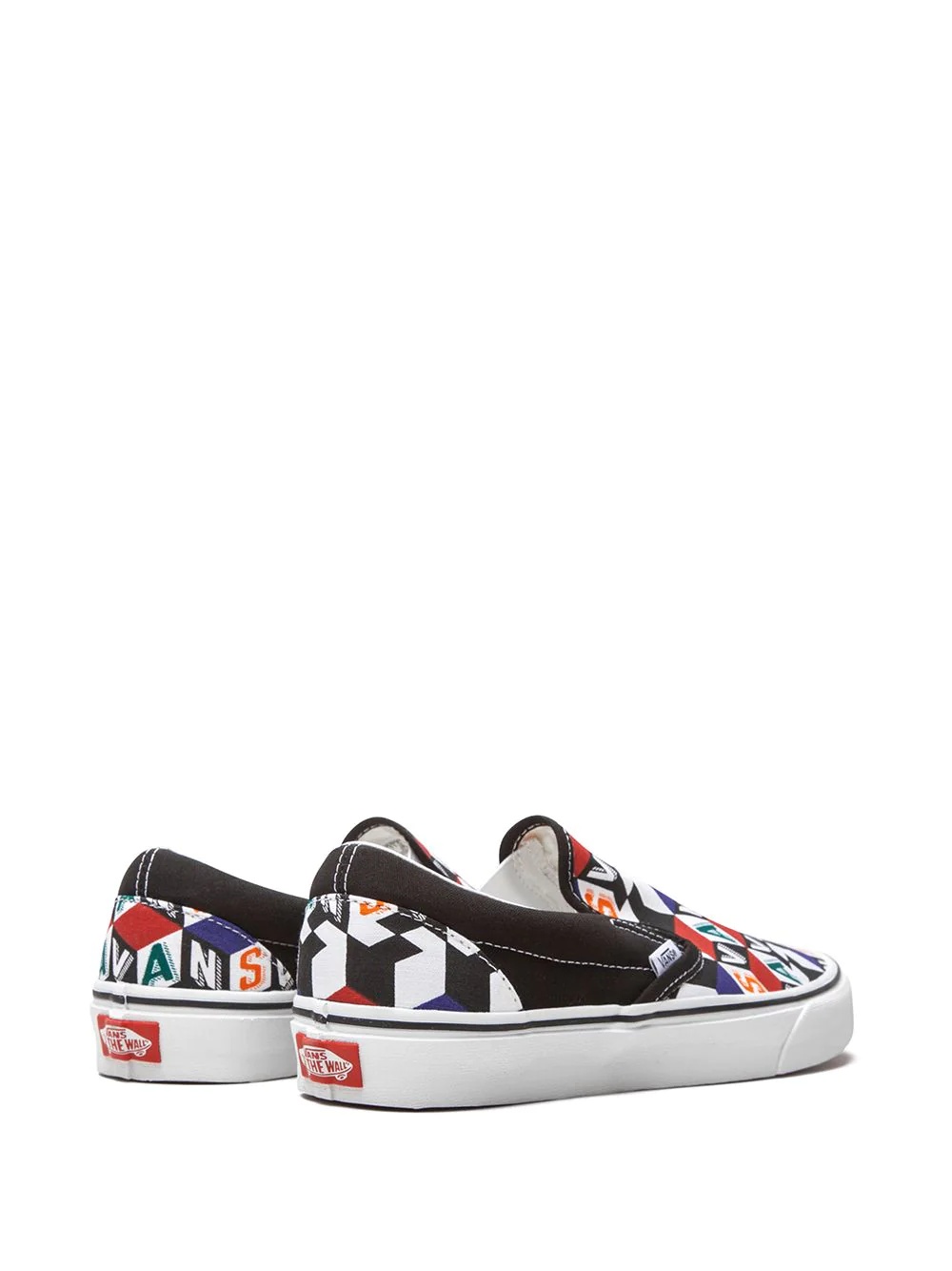 Checker Cube slip-on sneakers - 3