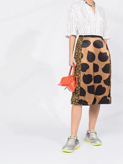 Marni multi-print skirt outlook