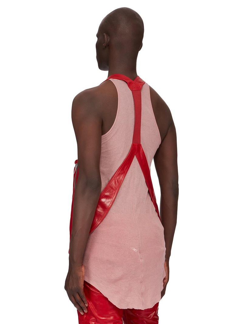 Red Bauhaus Leather Vest 3