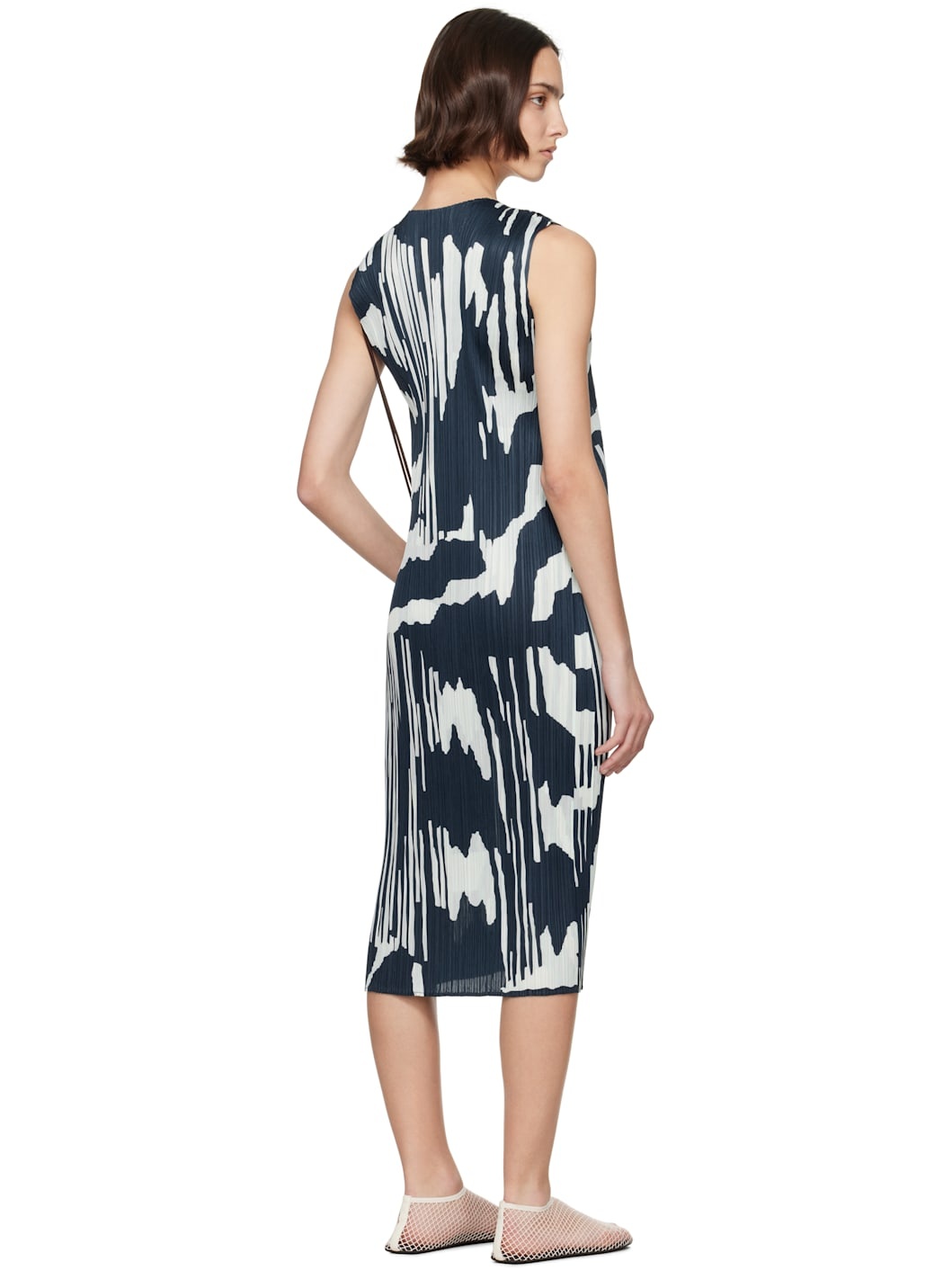 Navy & Green Refraction Maxi Dress - 3