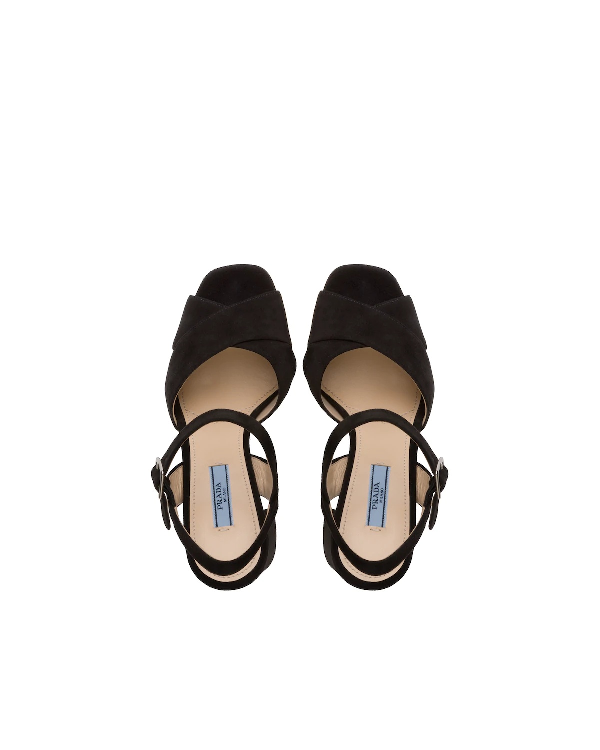 Suede platform sandals - 4
