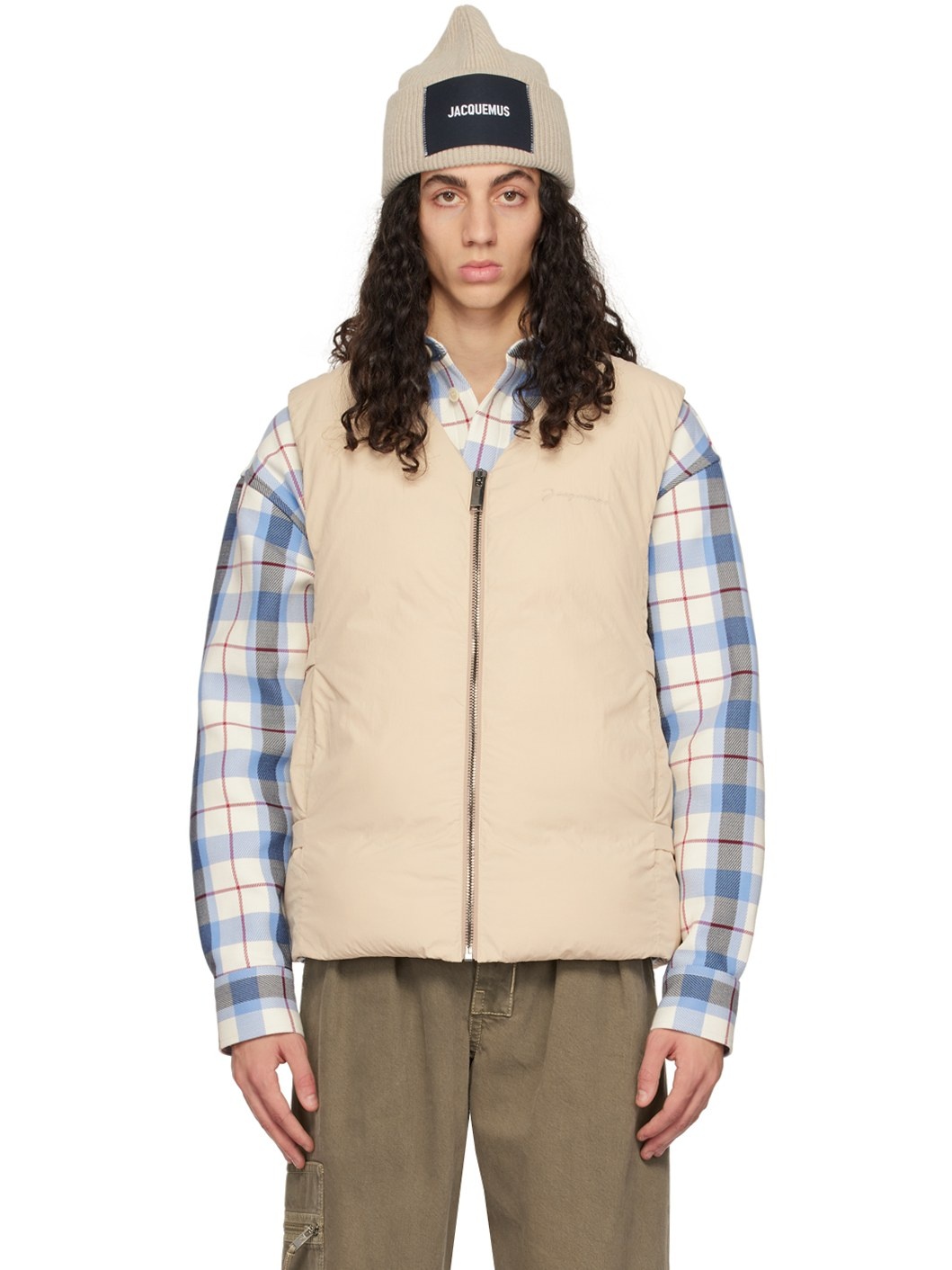 Beige 'Le Gilet Carozzu' Vest - 1