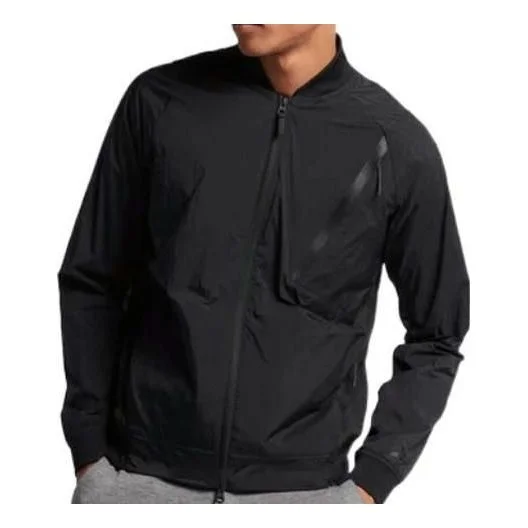 Men's Nike Solid Color Slim Fit Casual Sports Jacket 832191-010 - 1