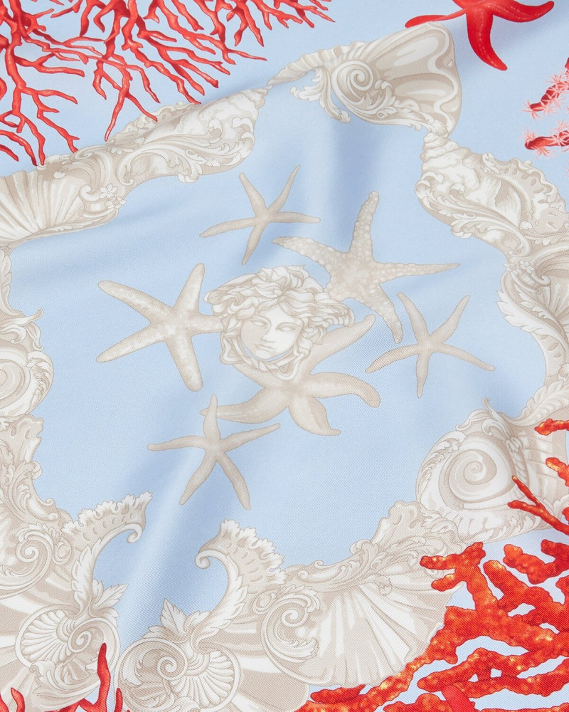 VERSACE Barocco Sea Silk Foulard 35" outlook