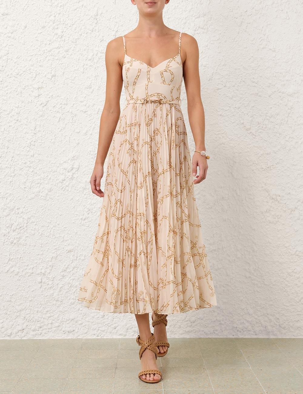 SUNRAY PLEATED PICNIC DRESS - 2