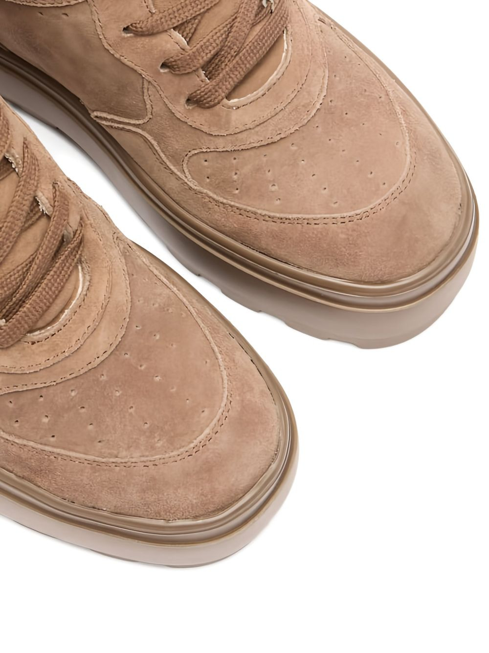 80mm lace-up wedge-heel sneakers - 3