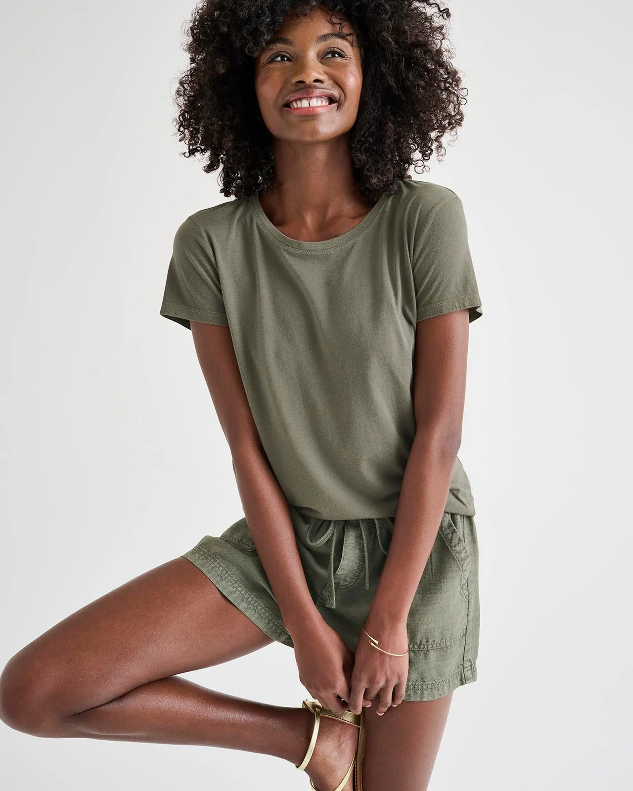 Abbie Crewneck Tee - 1