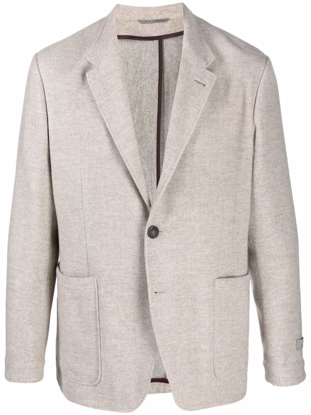 single-breasted tailored blazer - 1